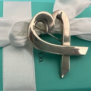 Tiffany&co large rare Sterling Silver pin or pendant for necklace.